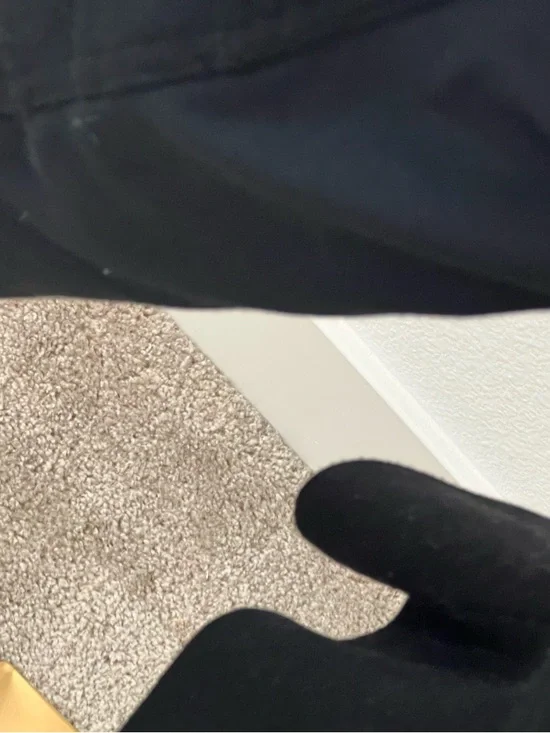 Blanc Noir Black Moto Jacket Peplum Zip Front Fitted Size M Chic - Picture 10 of 14